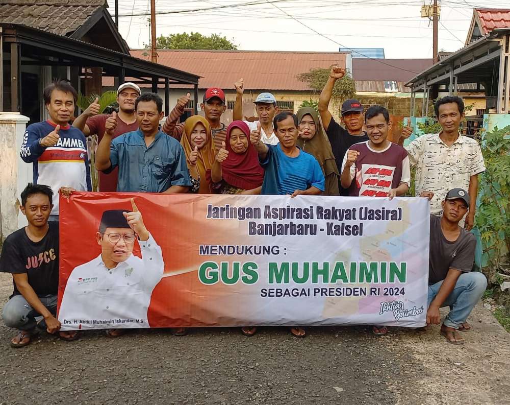 Relawan Jaringan Aspirasi Rakyat (Jasira) Banjarbaru-Kalsel.